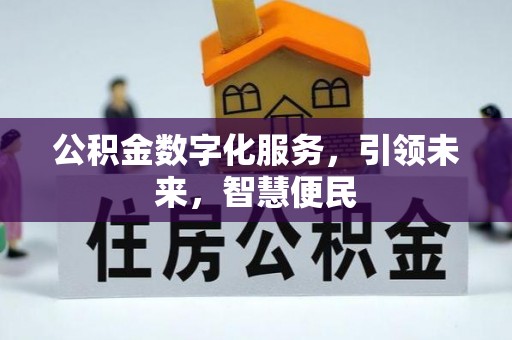白碱滩公积金数字化服务，引领未来，智慧便民