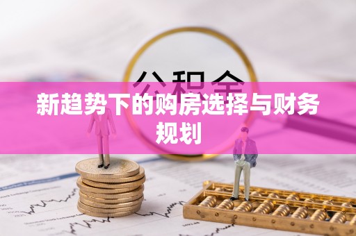 白碱滩新趋势下的购房选择与财务规划