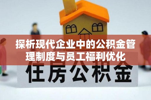 白碱滩探析现代企业中的公积金管理制度与员工福利优化