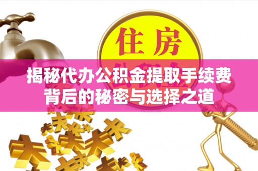 白碱滩揭秘代办公积金提取手续费背后的秘密与选择之道