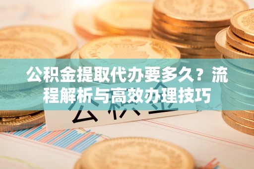 白碱滩公积金提取代办要多久？流程解析与高效办理技巧