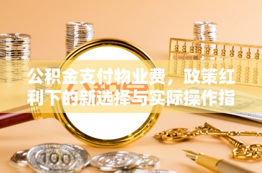 白碱滩公积金支付物业费，政策红利下的新选择与实际操作指南